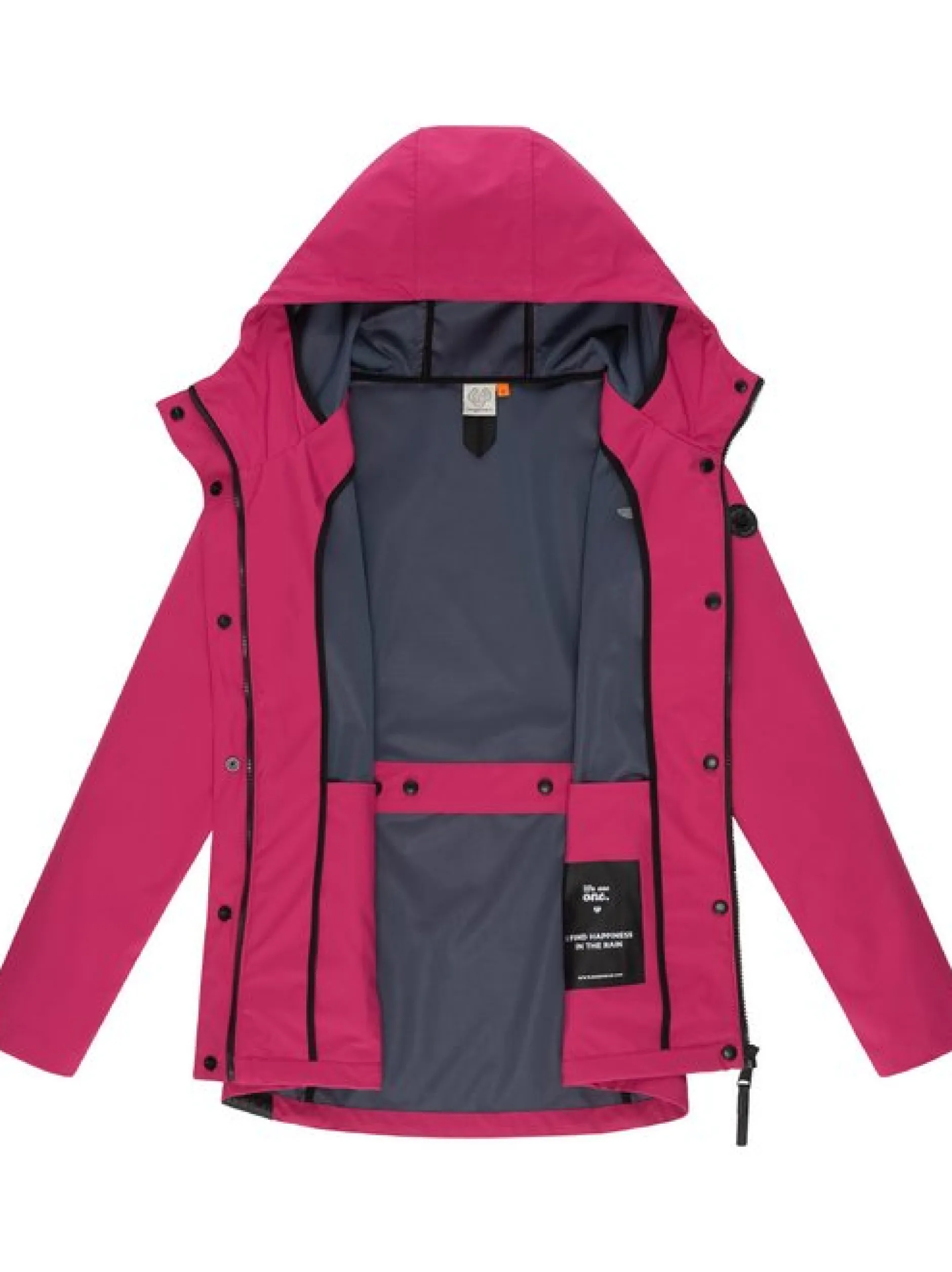 Ragwear Damen Softshelljacke - Margge Shell in pink