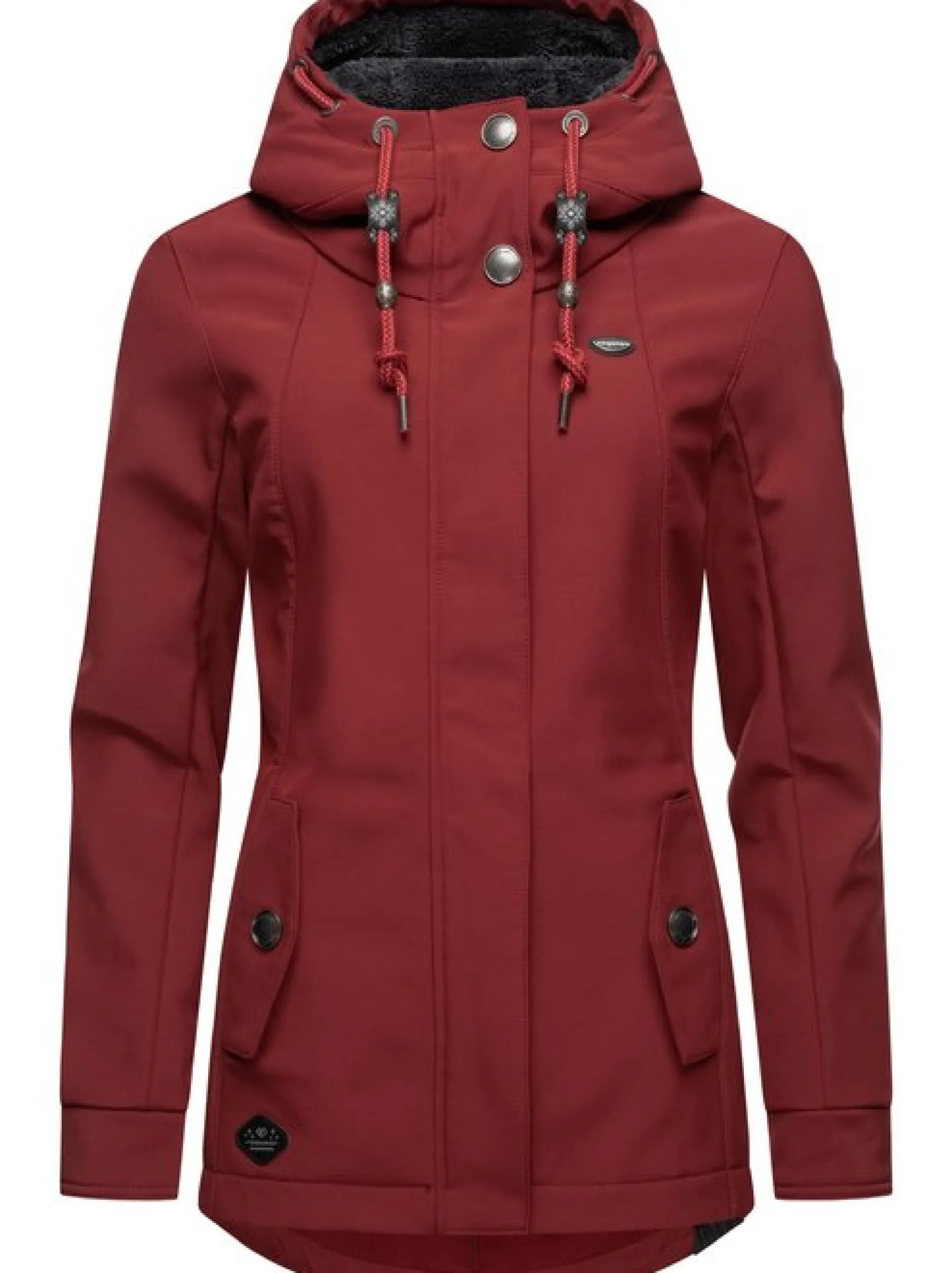 Ragwear Damen Softshelljacke - Monadde Softshell in rot