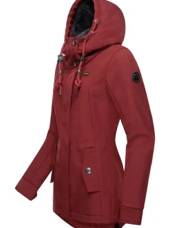 Ragwear Damen Softshelljacke - Monadde Softshell in rot