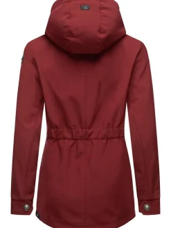 Ragwear Damen Softshelljacke - Monadde Softshell in rot