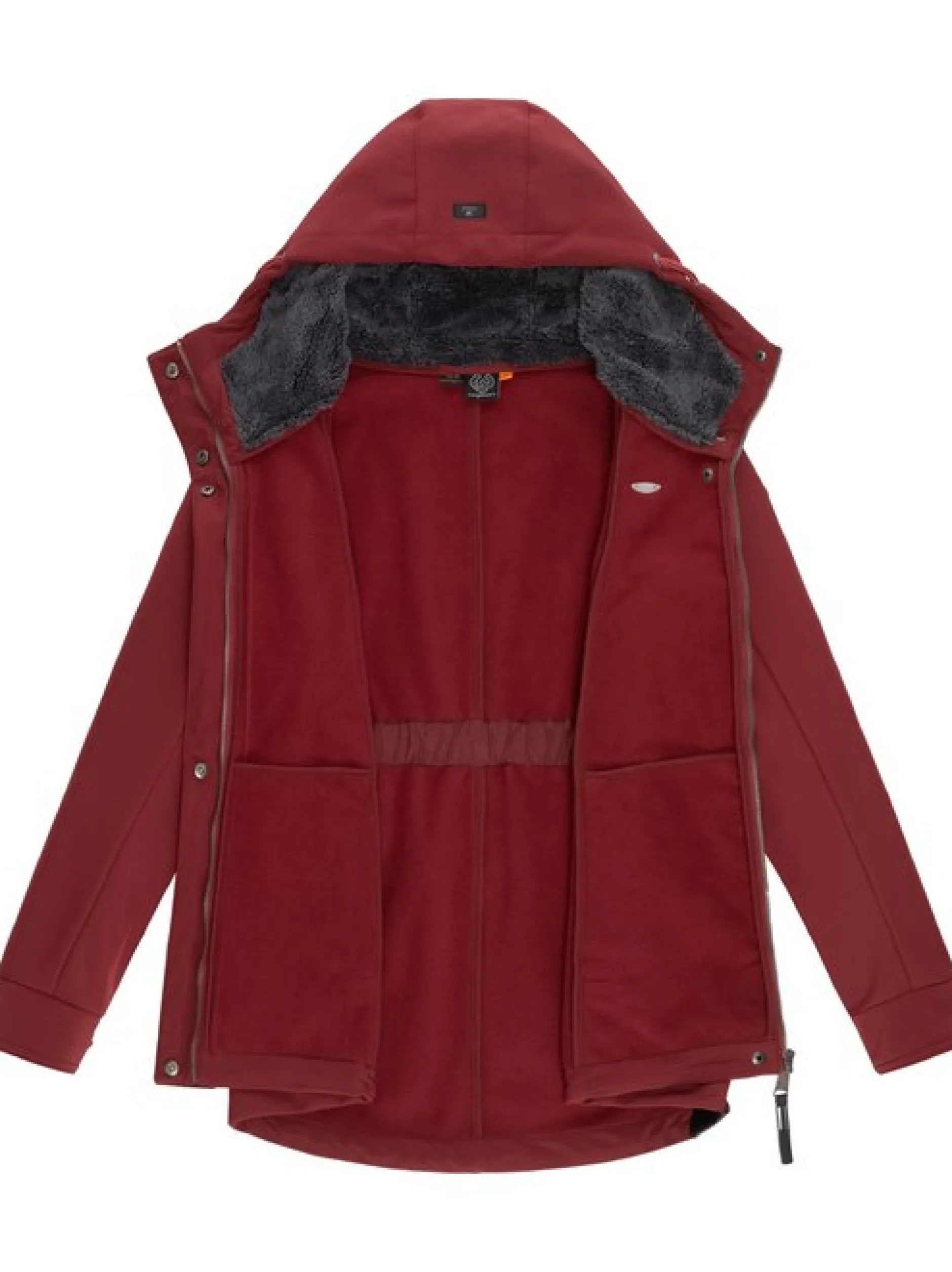Ragwear Damen Softshelljacke - Monadde Softshell in rot