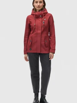Ragwear Damen Softshelljacke - Monadde Softshell in rot