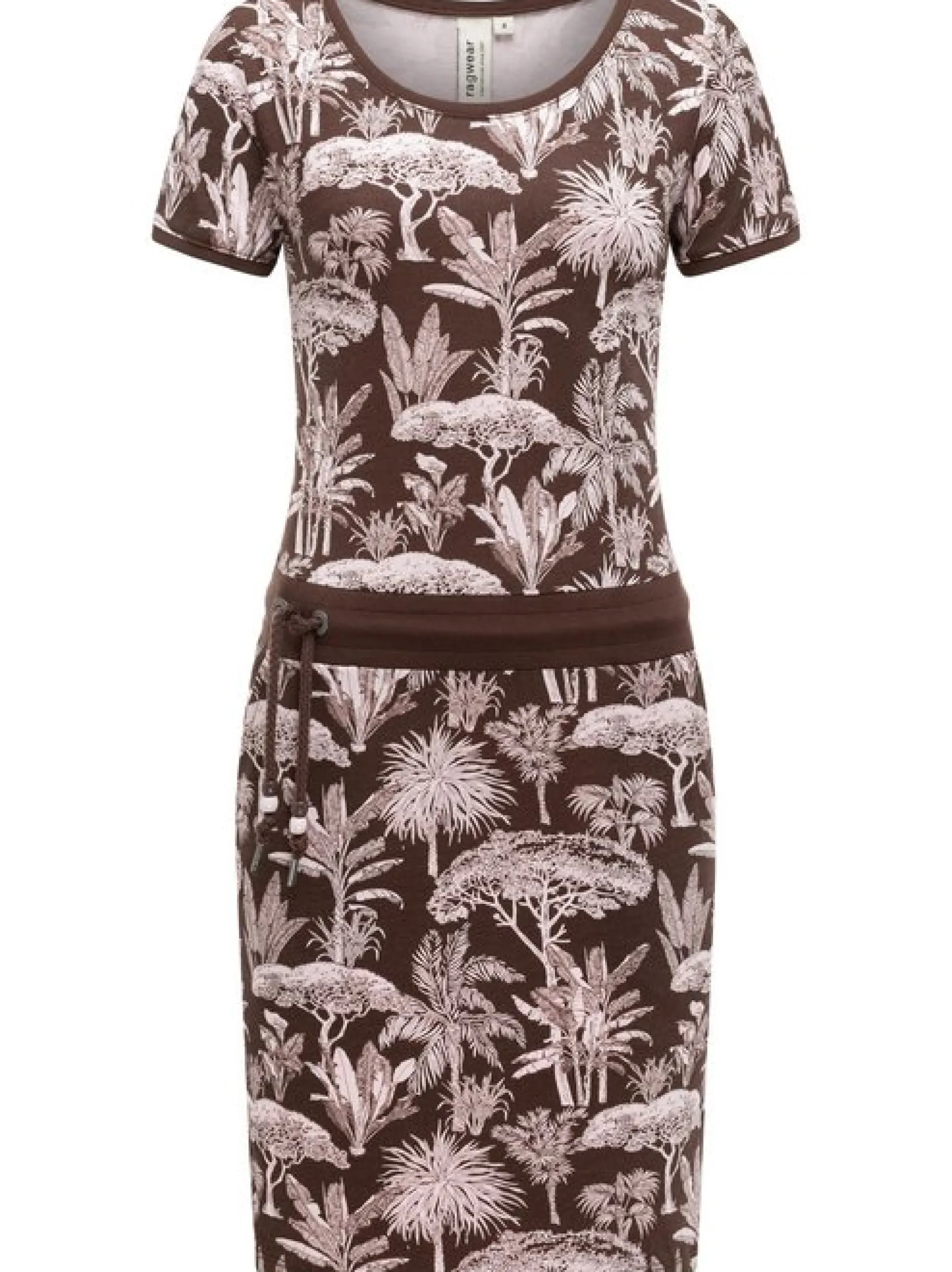 Ragwear Damen Sommerkleid - Baomi Tropic YOUMODO in schoko