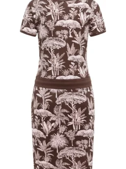 Ragwear Damen Sommerkleid - Baomi Tropic YOUMODO in schoko