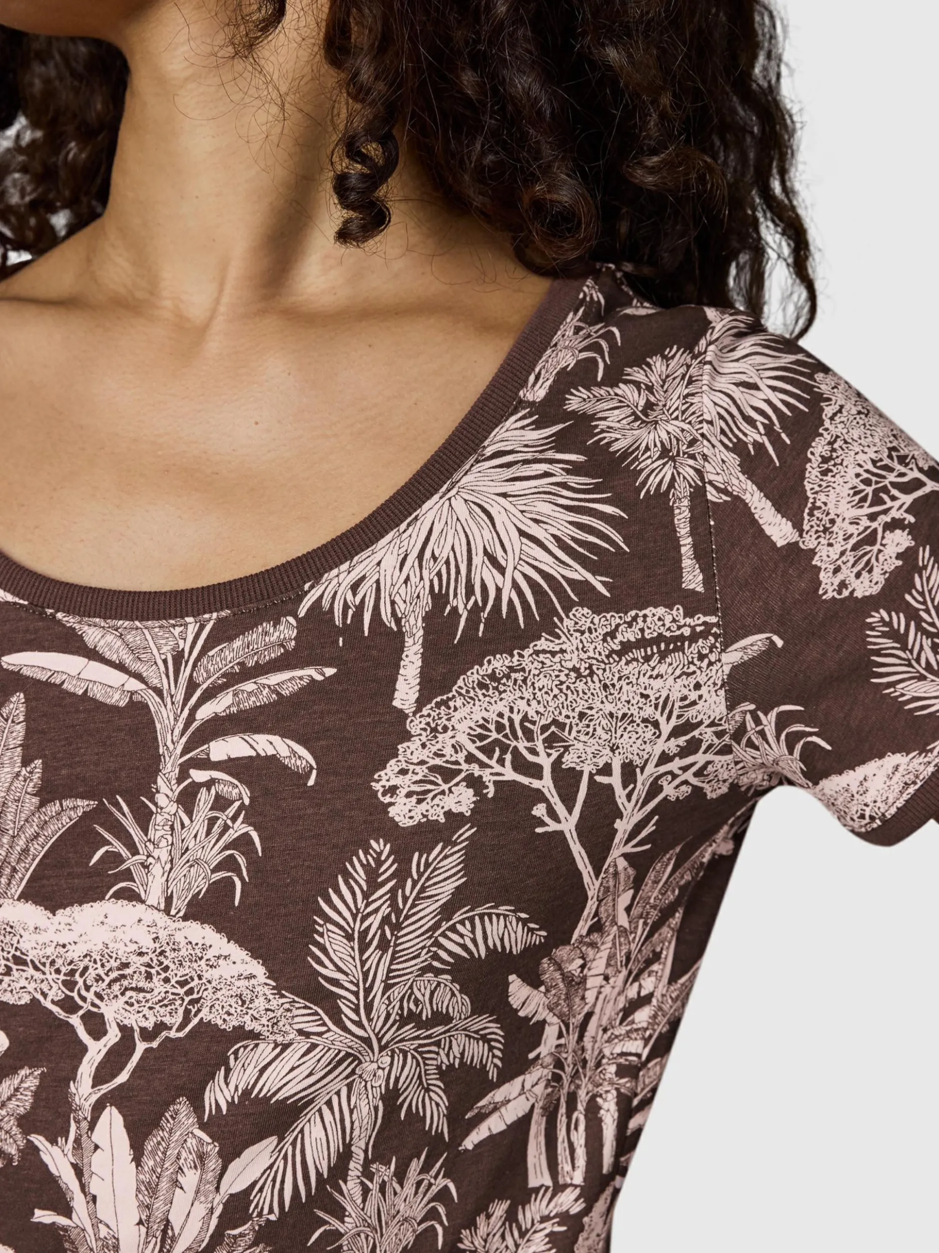 Ragwear Damen Sommerkleid - Baomi Tropic YOUMODO in schoko