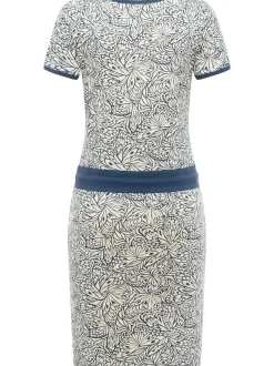 Ragwear Damen Sommerkleid - Baomi Zoo YOUMODO in blau beige