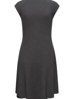 Ragwear Damen Sommerkleid - Comfrey Solid in schwarz