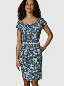 Ragwear Damen Sommerkleid - Lilithe YOUMODO in marine mehrfarbig