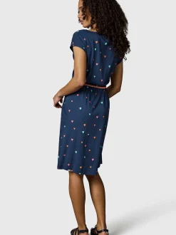 Ragwear Damen Sommerkleid - Lilithe Hearts YOUMODO in marine