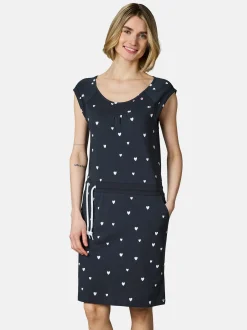 Ragwear Damen Sommerkleid - Penelope Hearts YOUMODO in marine