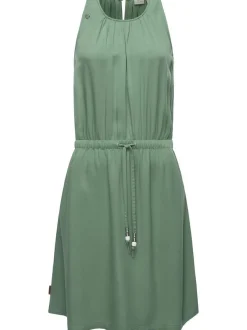 Ragwear Damen Sommerkleid - Sanai in grün - Länge: kurz