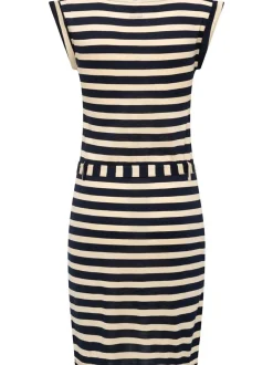 Ragwear Damen Sommerkleid - Tagg Stripes in marine