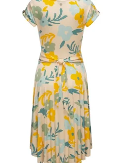Ragwear Damen Sommerkleid - Yvone Flowers in beige