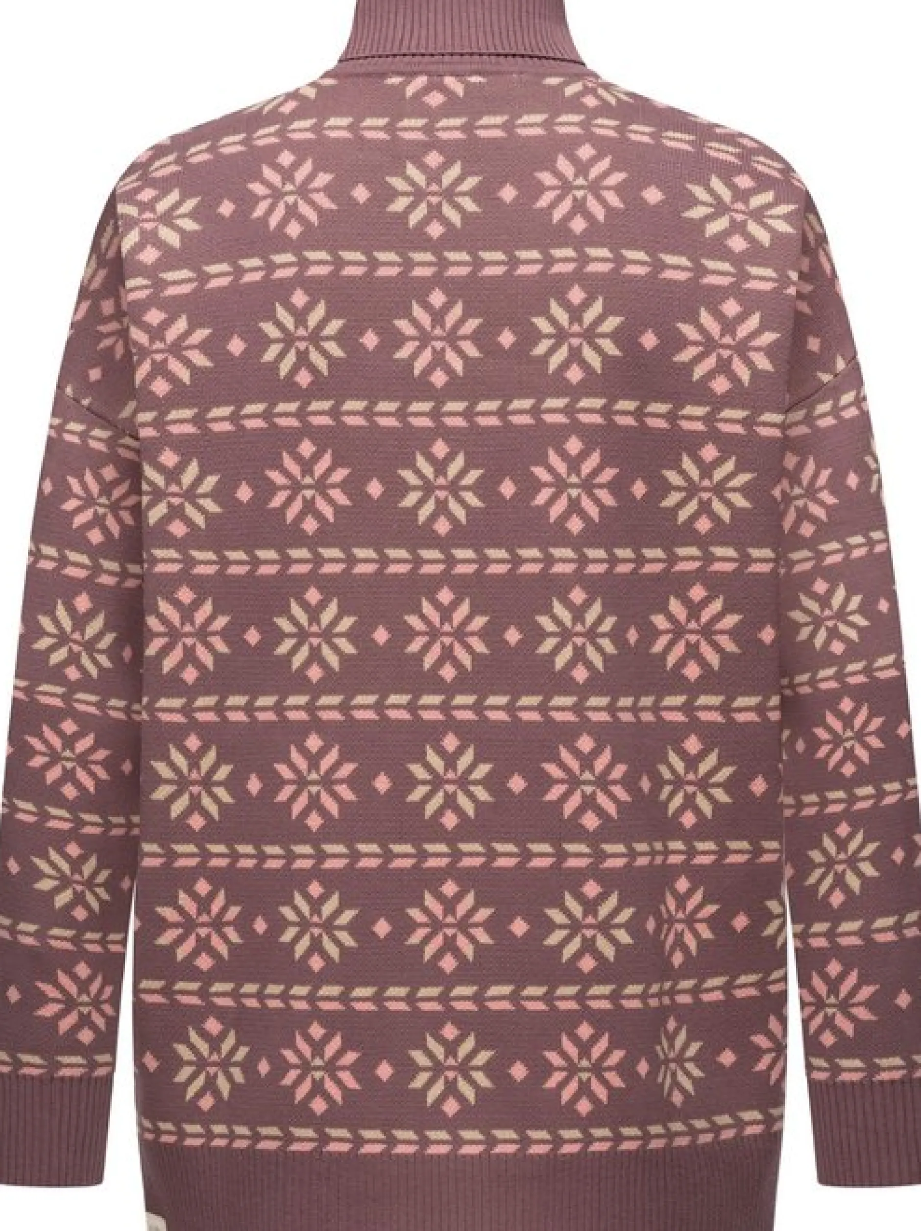 Ragwear Damen Stehkragenpullover - Danika Organic in bordeaux