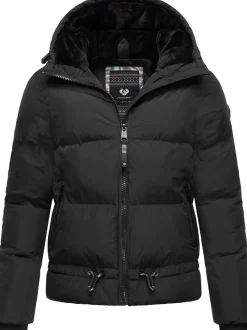 Ragwear Damen Steppjacke - Briony in schwarz