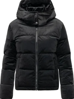 Ragwear Damen Steppjacke - Roobie Velvet YOUMODO in schwarz