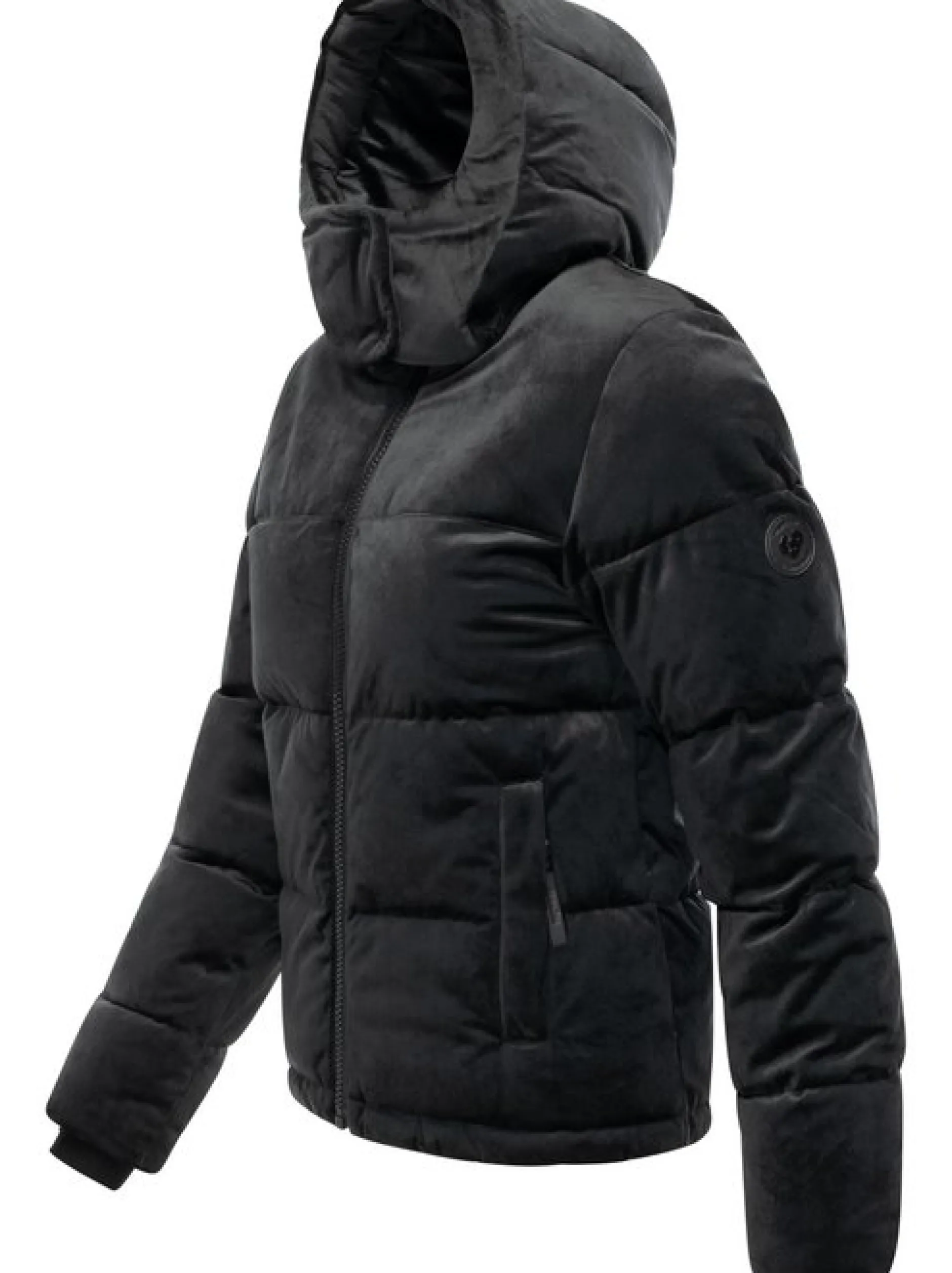 Ragwear Damen Steppjacke - Roobie Velvet YOUMODO in schwarz