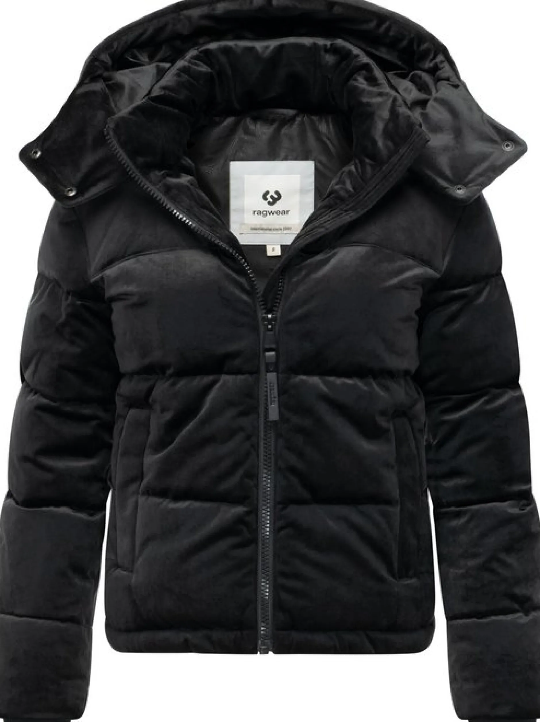 Ragwear Damen Steppjacke - Roobie Velvet YOUMODO in schwarz
