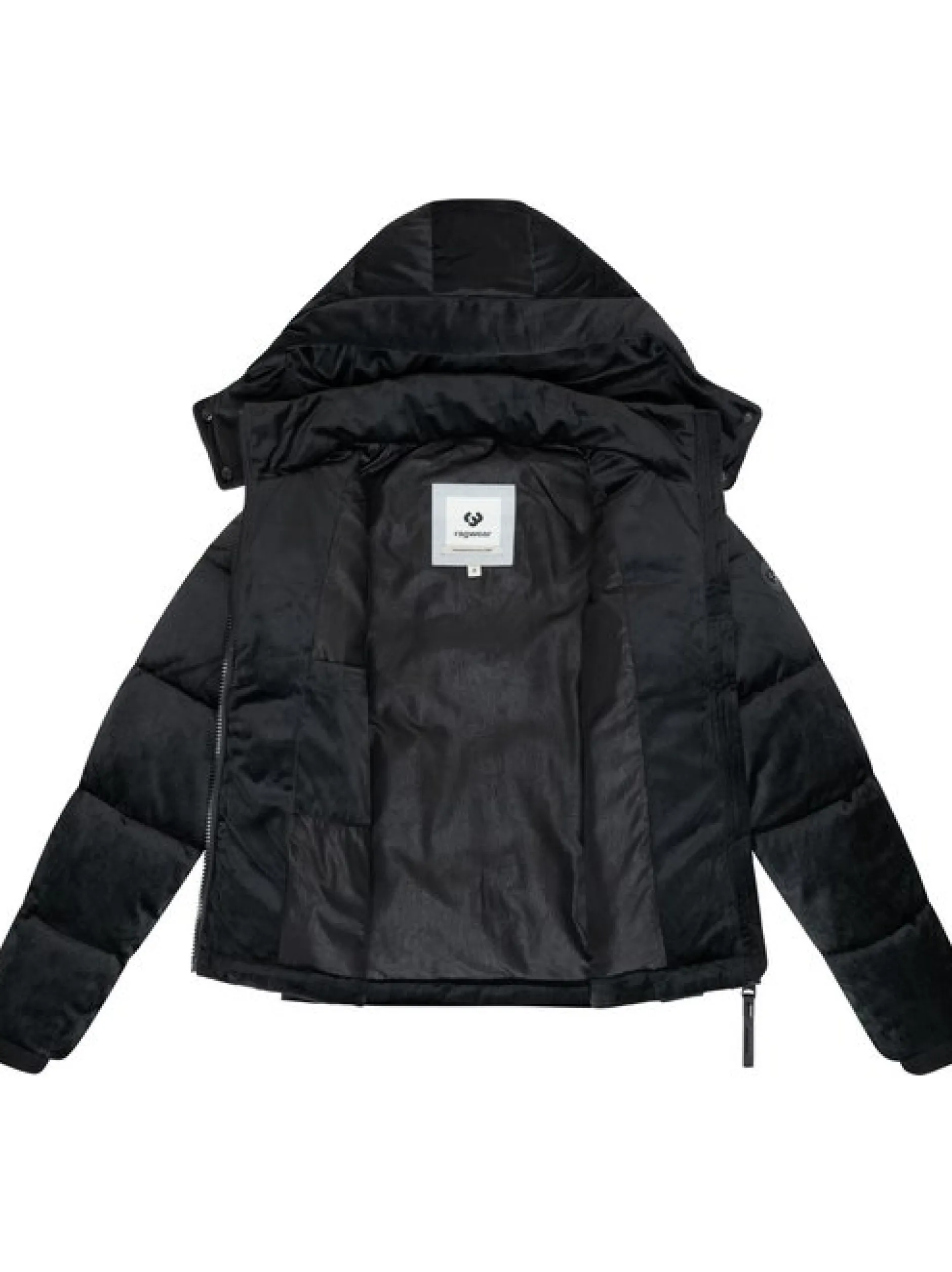 Ragwear Damen Steppjacke - Roobie Velvet YOUMODO in schwarz