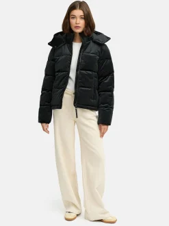 Ragwear Damen Steppjacke - Roobie Velvet YOUMODO in schwarz
