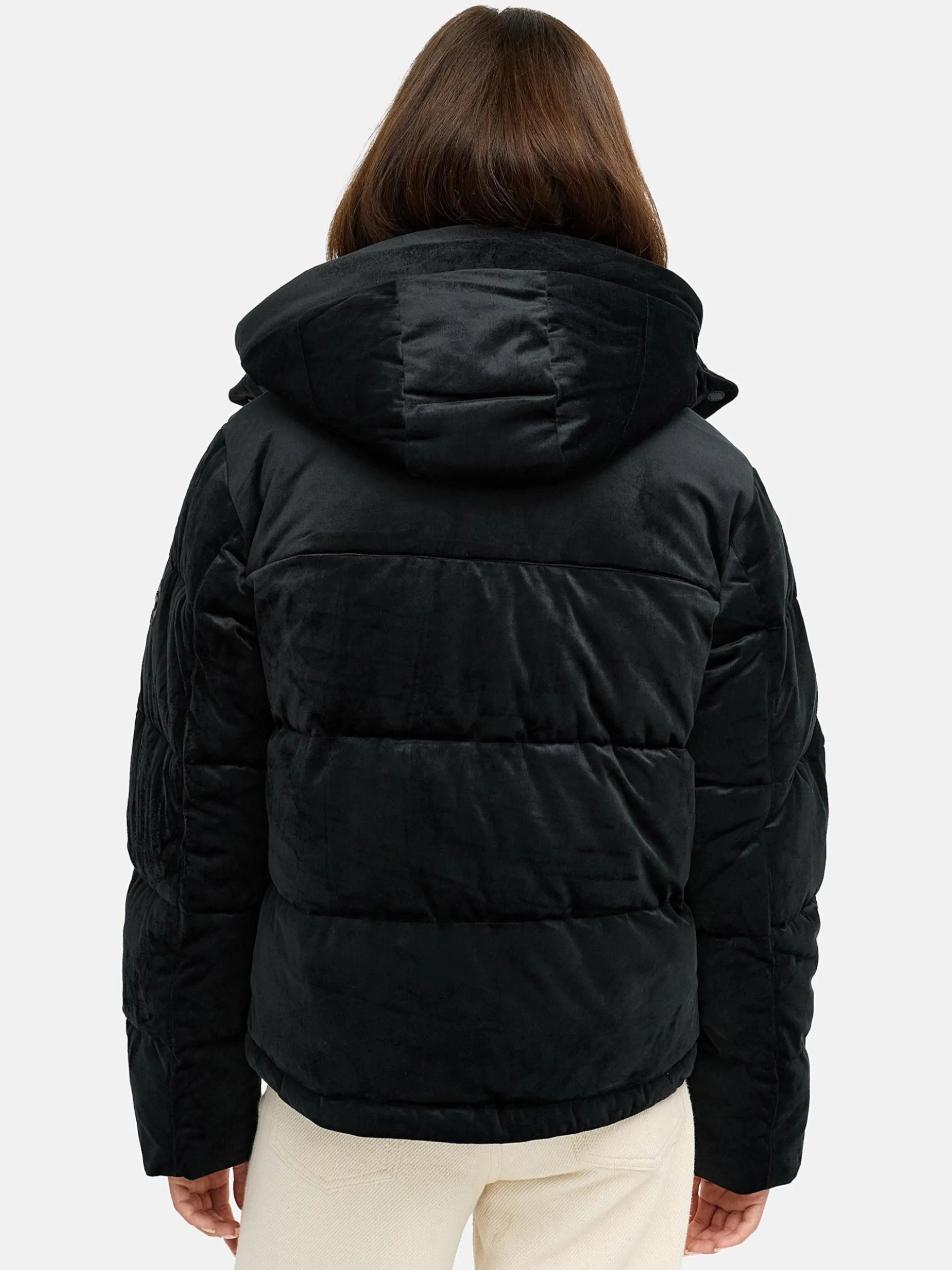 Ragwear Damen Steppjacke - Roobie Velvet YOUMODO in schwarz