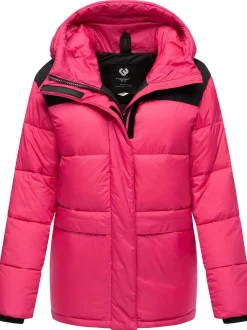 Ragwear Damen Steppjacke - Wikesh in fuchsia