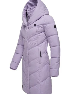 Ragwear Damen Steppmantel - Natalka in lila