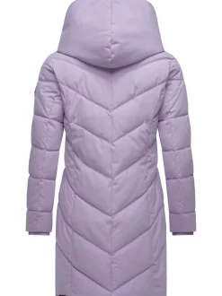 Ragwear Damen Steppmantel - Natalka in lila