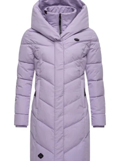 Ragwear Damen Steppmantel - Natalka in lila