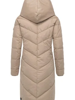 Ragwear Damen Steppmantel - Natalka in taupe