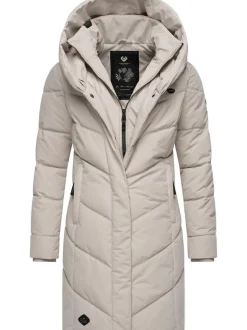 Ragwear Damen Steppmantel - Natalka in grau