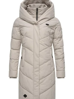 Ragwear Damen Steppmantel - Natalka in grau