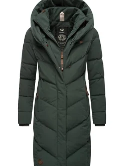 Ragwear Damen Steppmantel - Natalka in grün