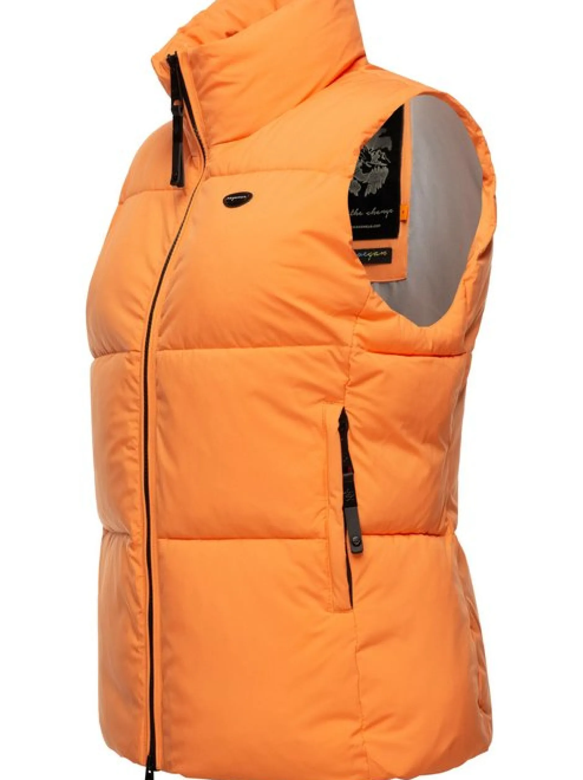 Ragwear Damen Steppweste - Ailish in orange