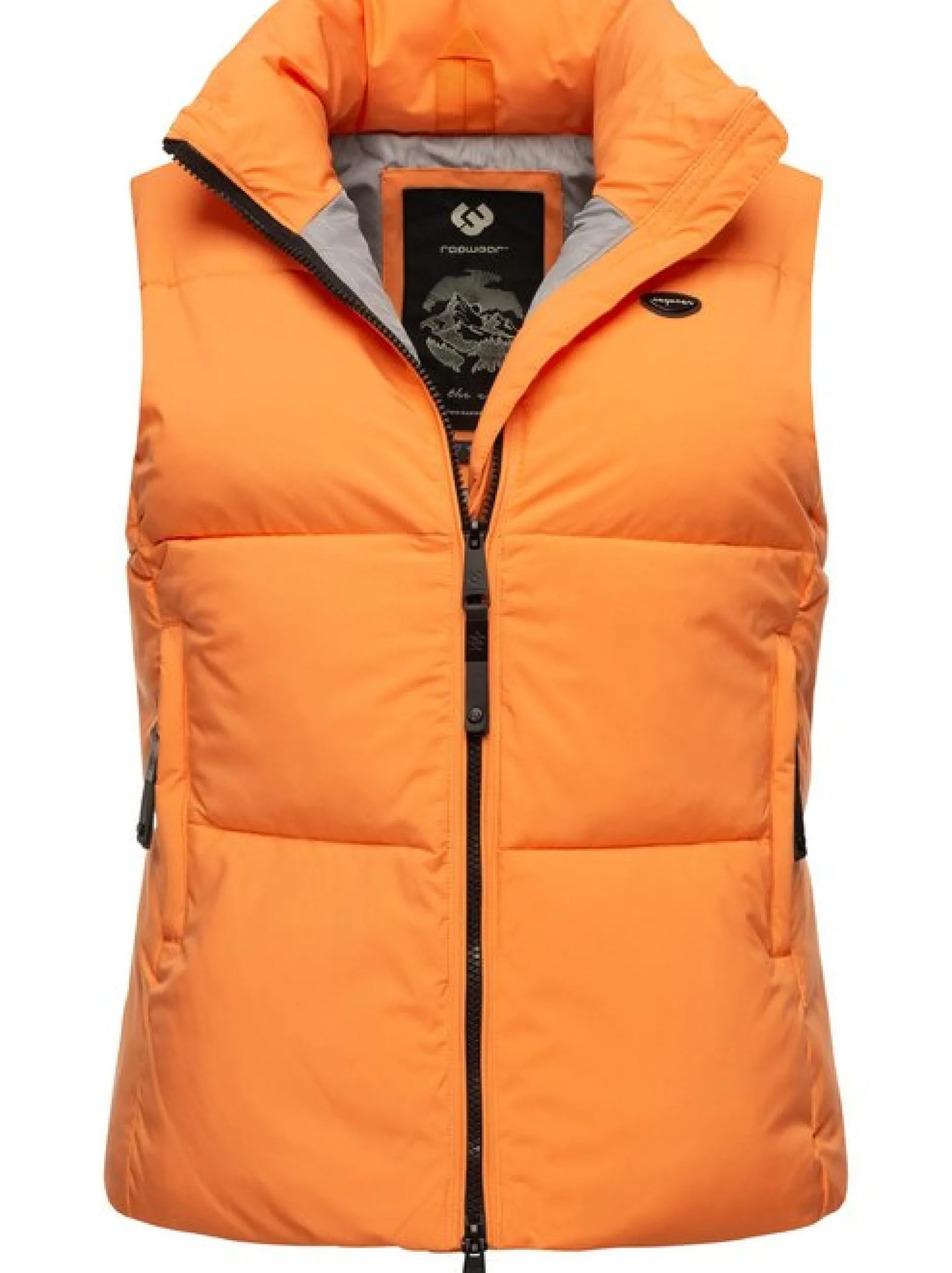 Ragwear Damen Steppweste - Ailish in orange