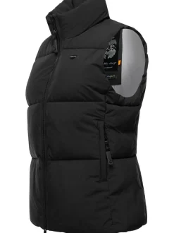 Ragwear Damen Steppweste - Ailish in schwarz