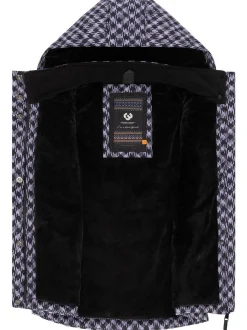 Ragwear Damen Steppweste - Hesty Print in flieder