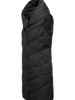 Ragwear Damen Steppweste - Natalka Vest in schwarz