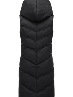 Ragwear Damen Steppweste - Natalka Vest in schwarz