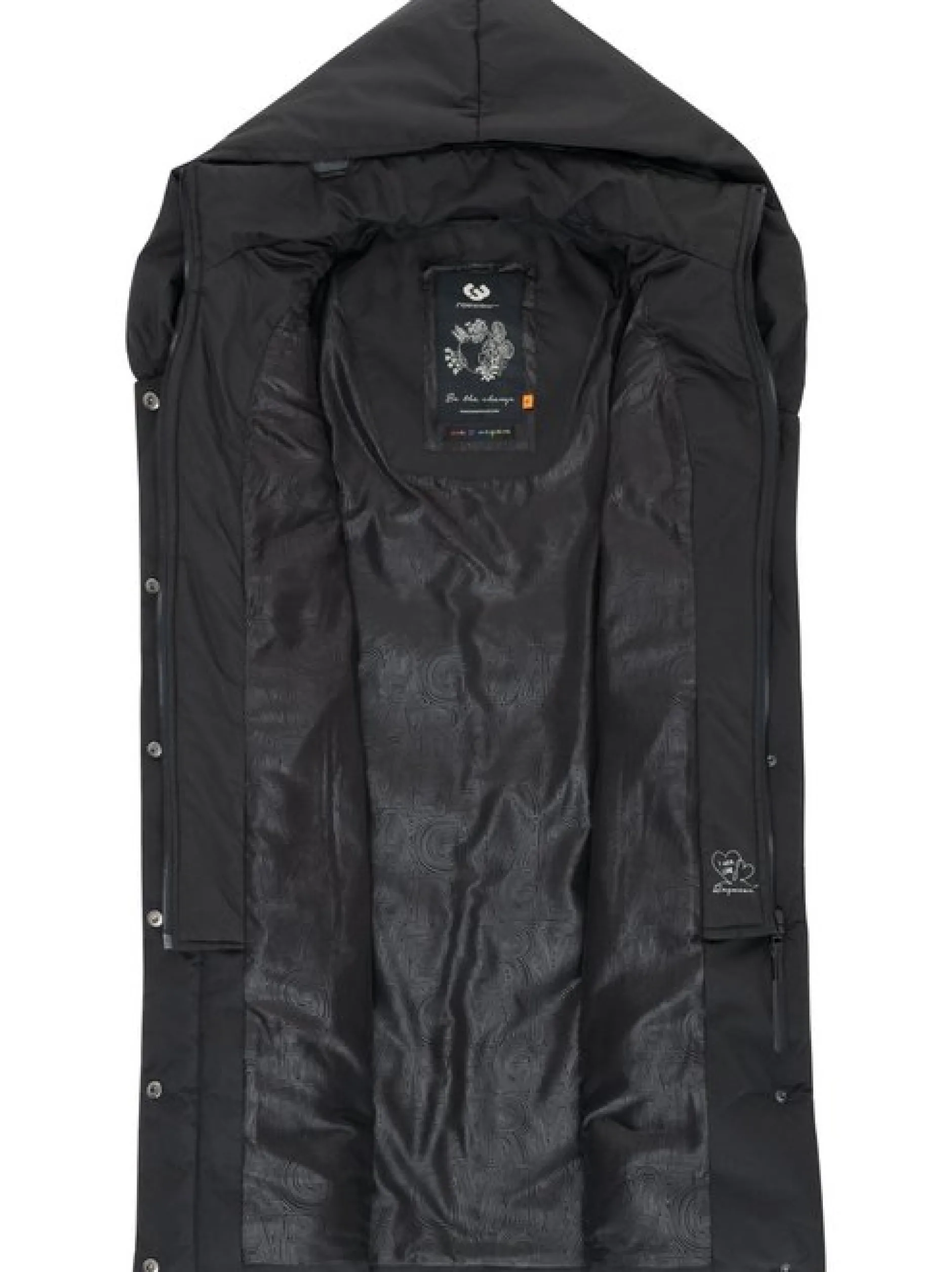 Ragwear Damen Steppweste - Natalka Vest in schwarz