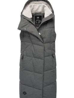 Ragwear Damen Steppweste - Pavla Vest in grau