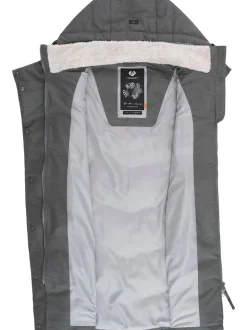Ragwear Damen Steppweste - Pavla Vest in grau