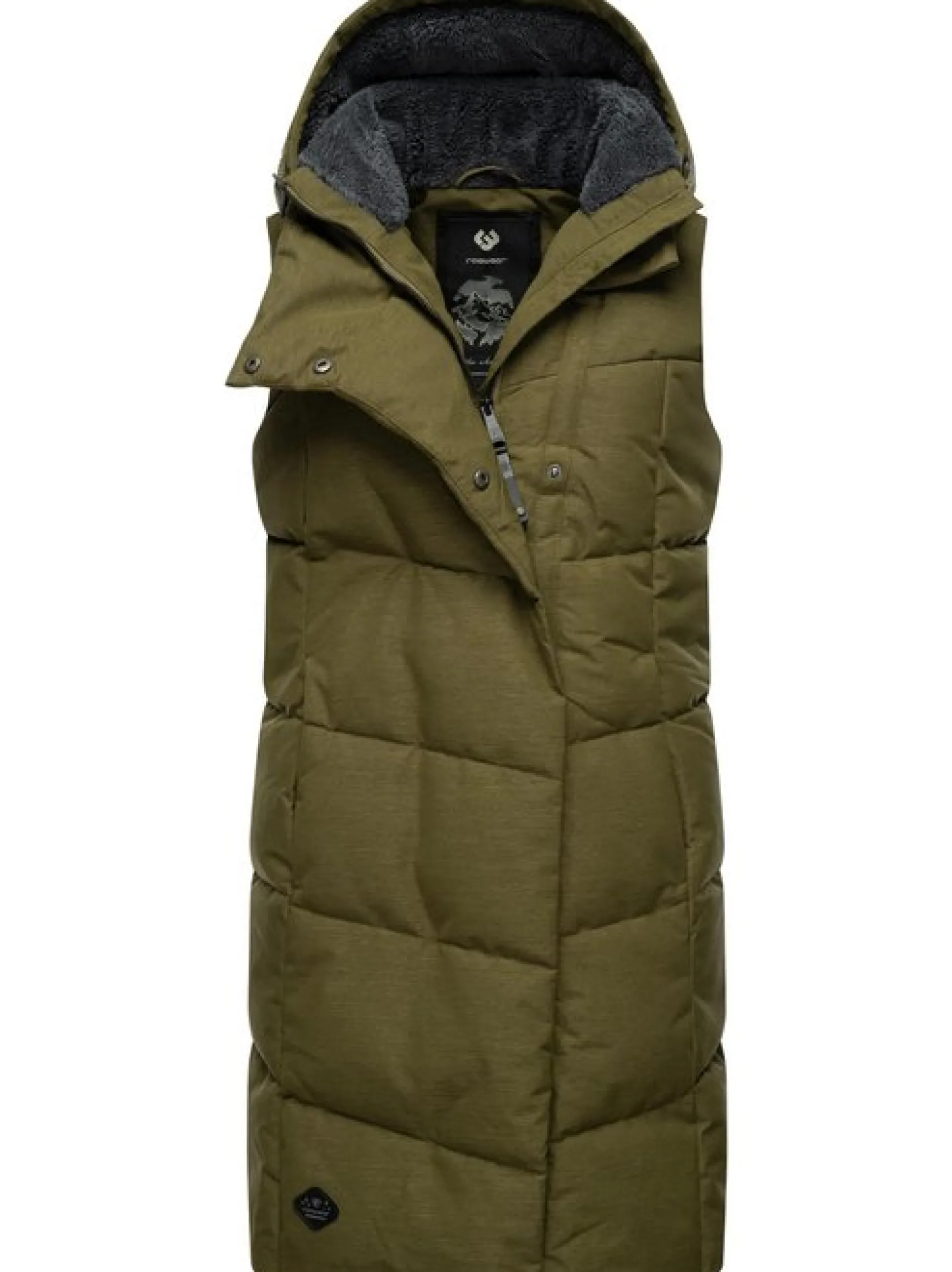 Ragwear Damen Steppweste - Pavla Vest in oliv