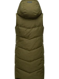 Ragwear Damen Steppweste - Pavla Vest in oliv