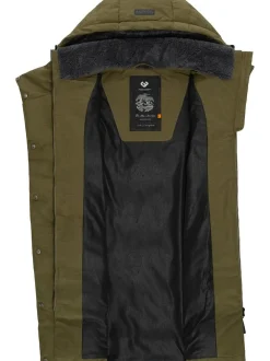 Ragwear Damen Steppweste - Pavla Vest in oliv