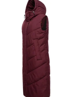 Ragwear Damen Steppweste - Suminka Vest in bordeaux