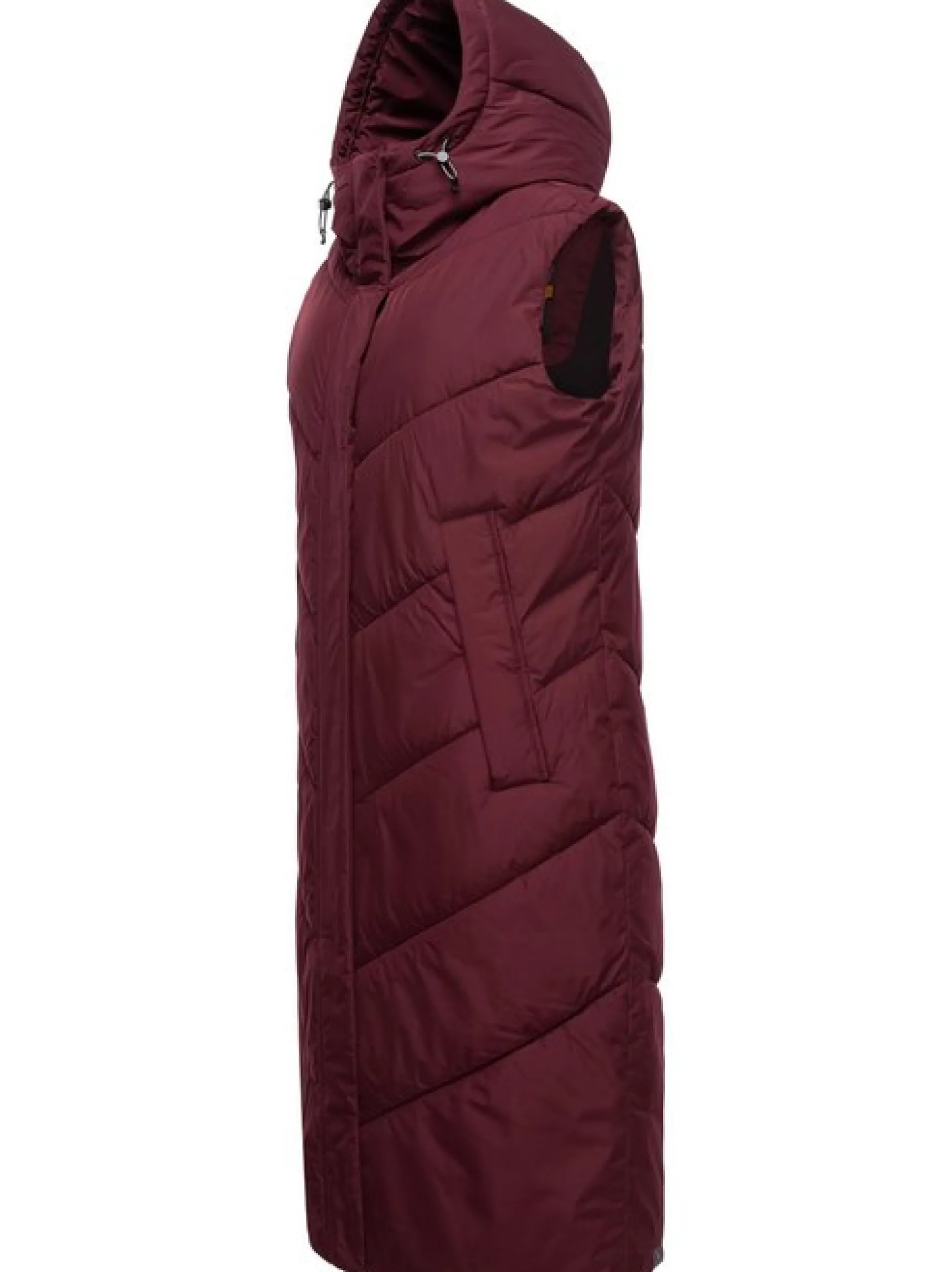 Ragwear Damen Steppweste - Suminka Vest in bordeaux