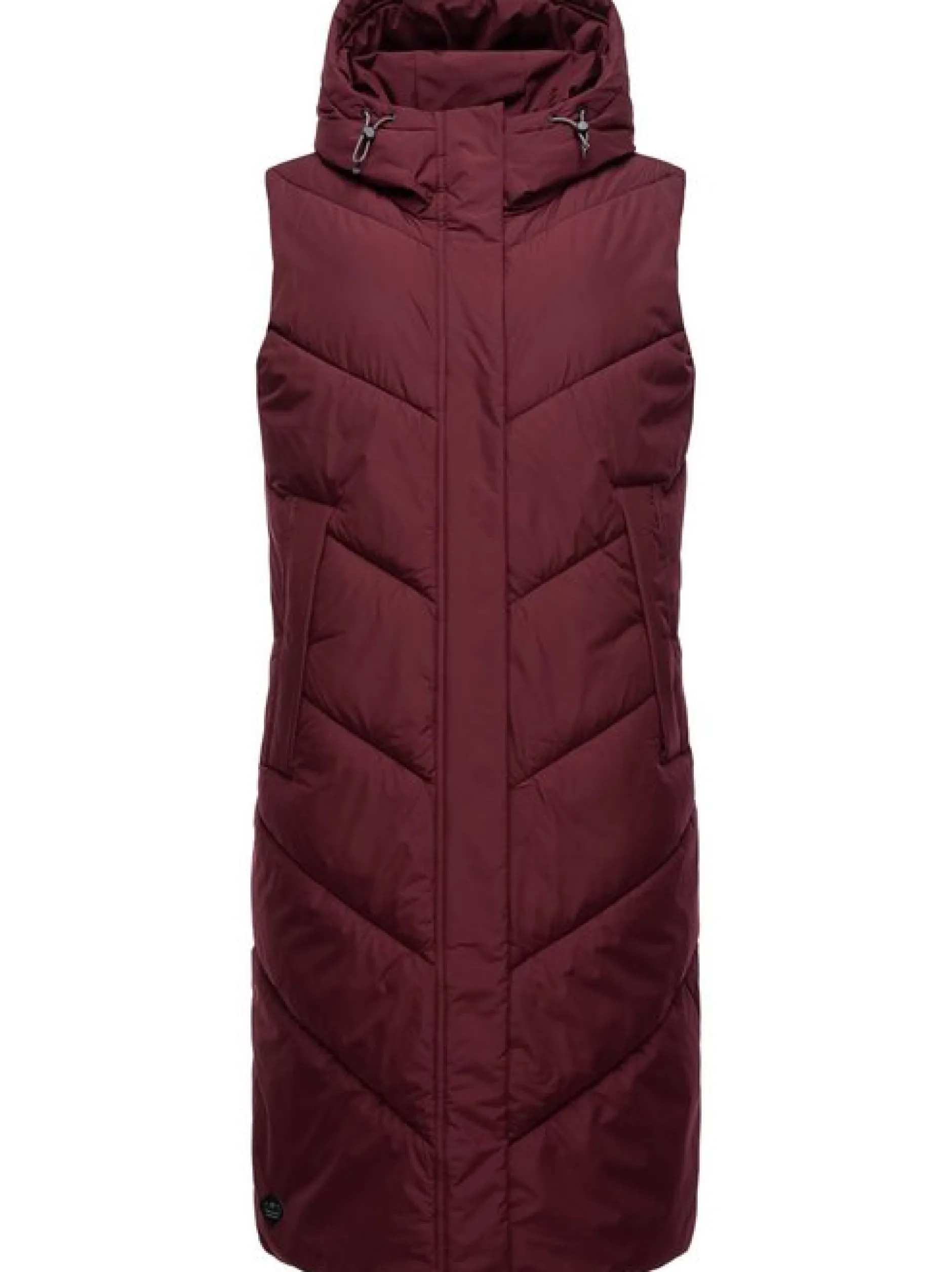Ragwear Damen Steppweste - Suminka Vest in bordeaux