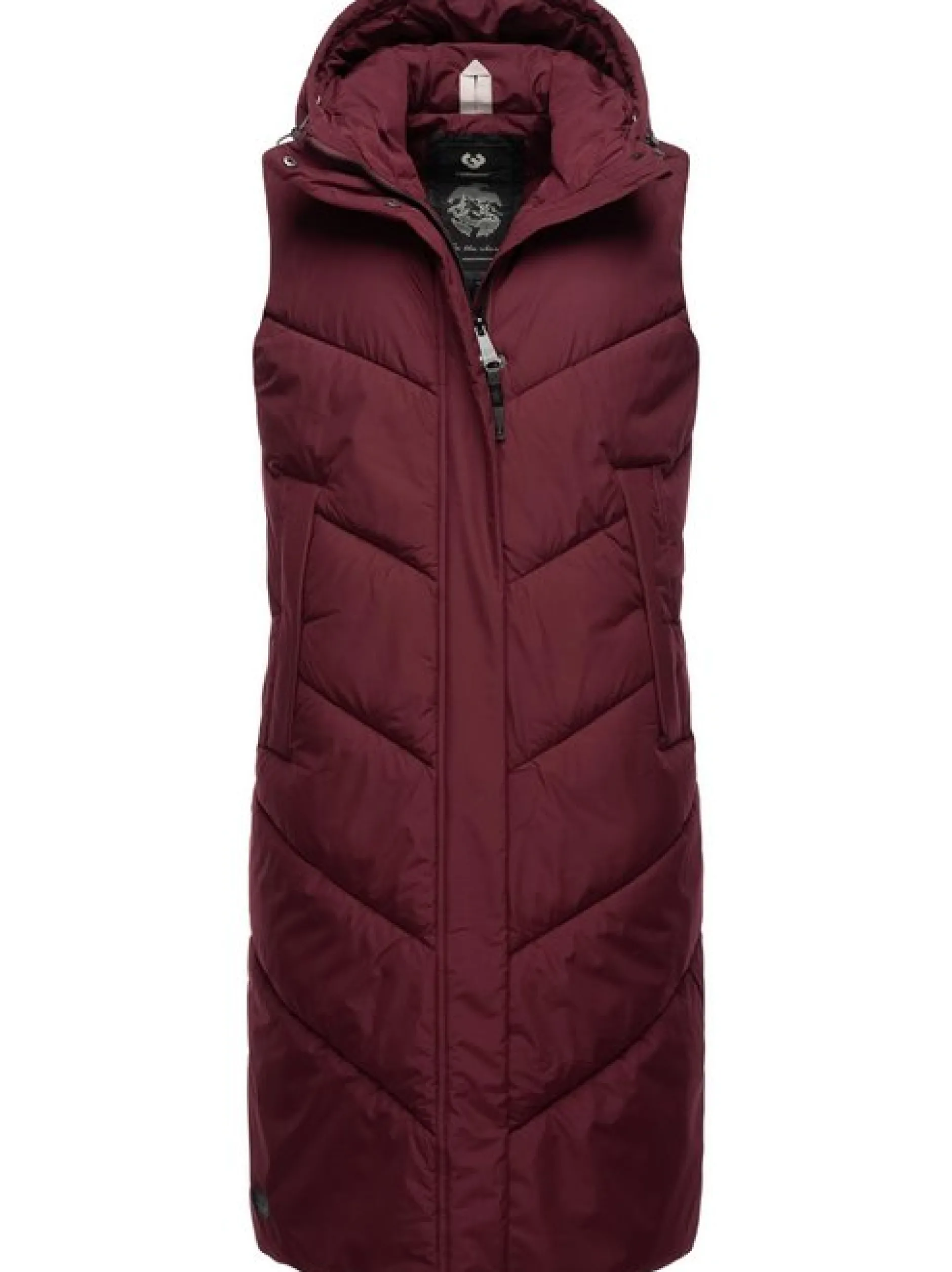 Ragwear Damen Steppweste - Suminka Vest in bordeaux