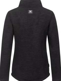 Ragwear Damen Strickjacke - Liram Melange in schwarz